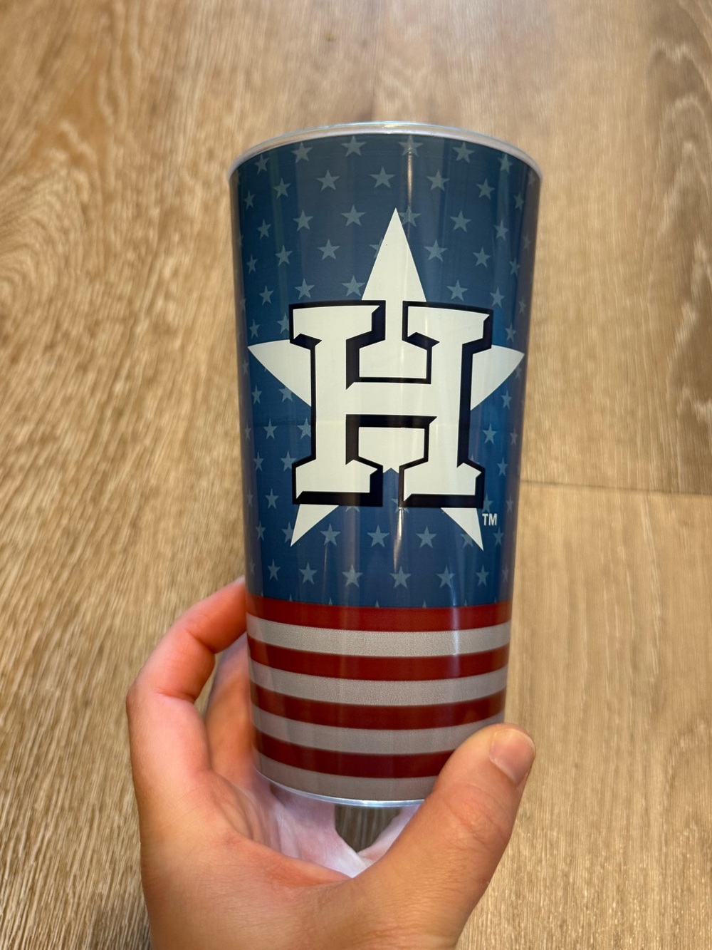 Houston Astros Patriotic Beer Cup
